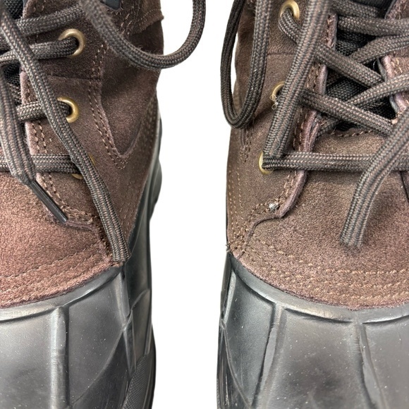 Kamik Mens Size 9 Brown Suede Lace-up Insulated Waterproof Boots - Picture 10 of 11